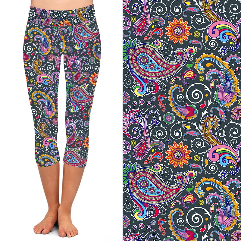 Colorful Paisley Digital Printed 