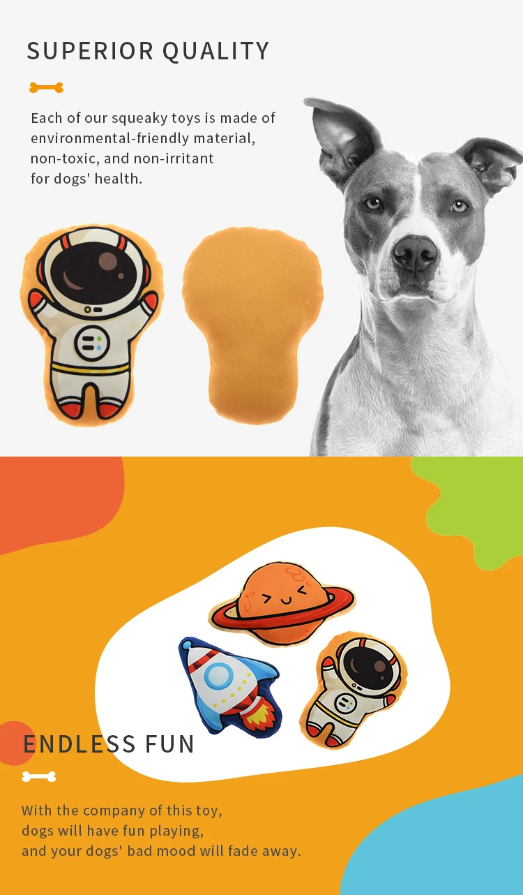 Famipet Custom Space Exploration Collection Design Funny Soft Stuffed