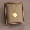 Collana in acciaio al titanio "Gold Fortune"