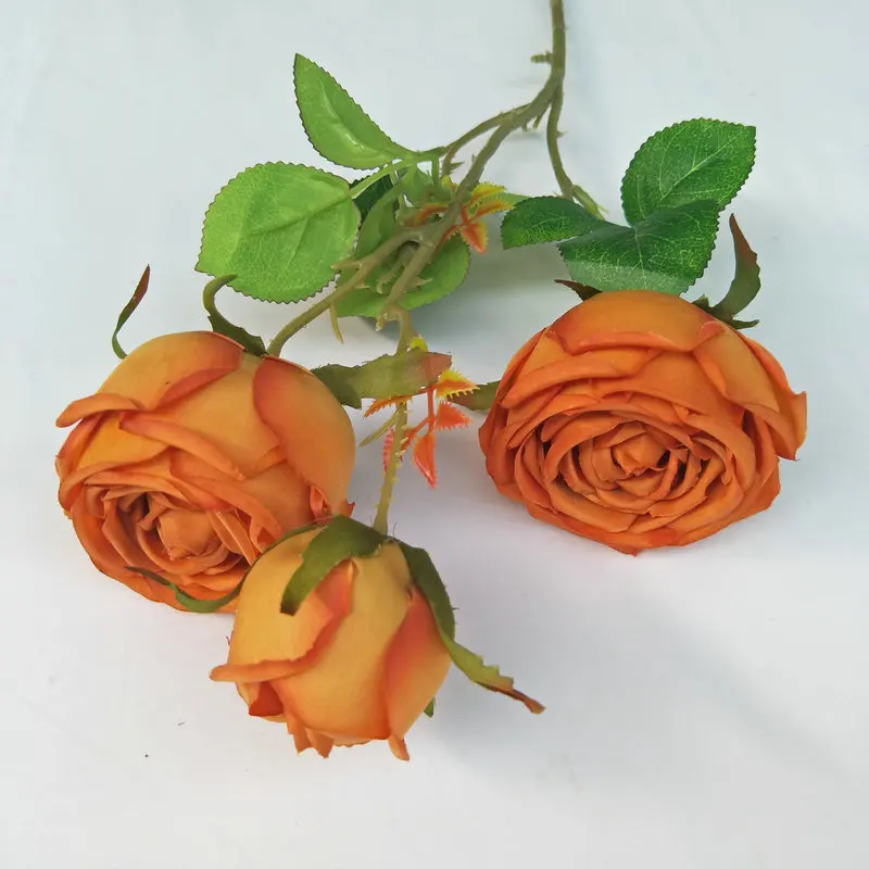 Artificial Flowers Silk Flowers Real Touch Artificial Rose Decorative