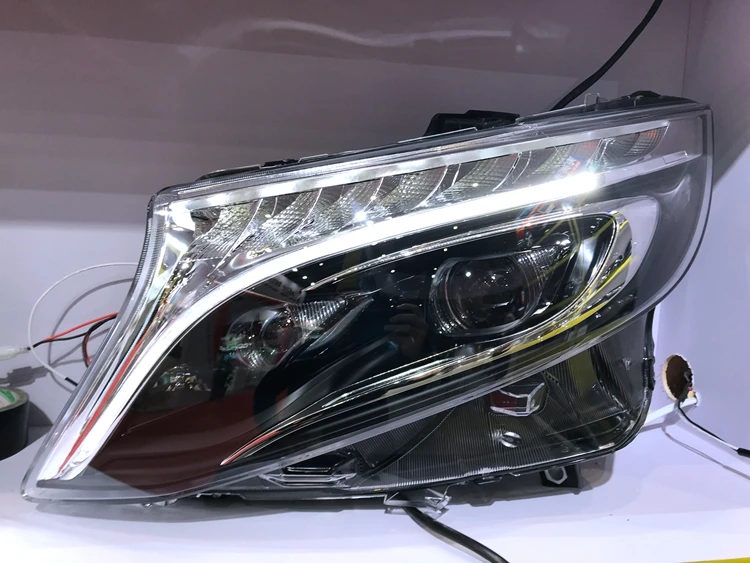 Emark Approved BiLED Projector Lens Headlight for 2014 W447 Vito