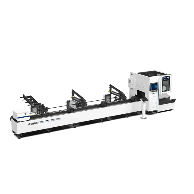 6000W Fiber Laser Tube Cutting Machine Cut Square Tube Length 6000mm