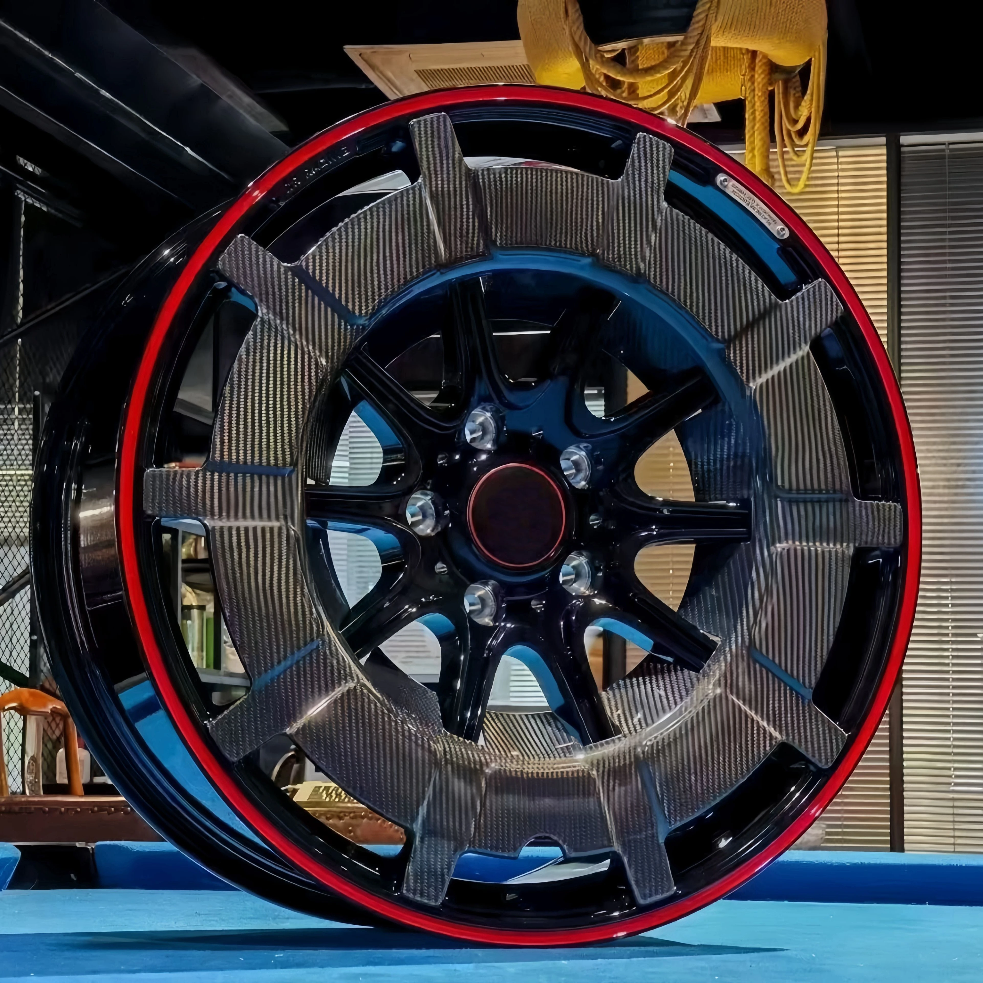 XL Carbon Fiber Multi Spoke Design Customization 5x120 5x112 5x114.3 18 19 20 21 22inch 2-piece Forged Wheels for Benz - Image 3