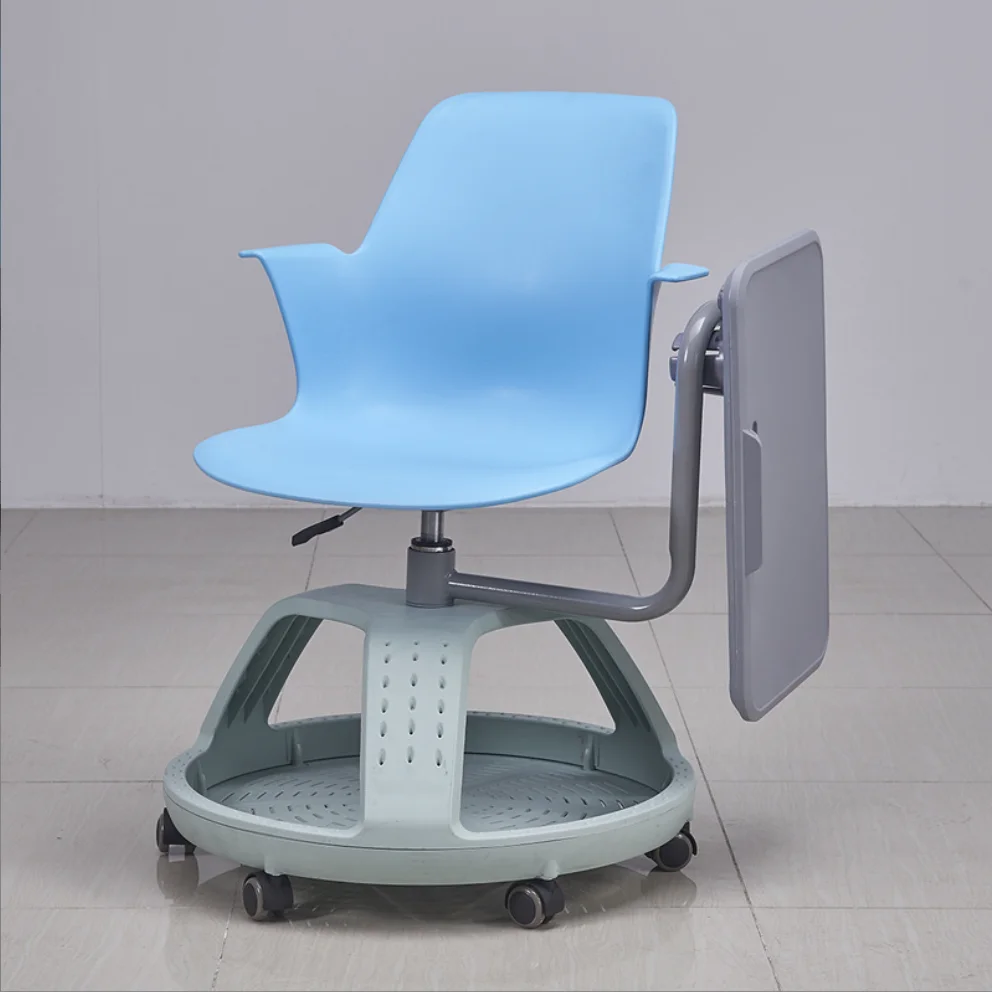 Office Training Chair With Writing Table Lecture Chair Storage Attached
