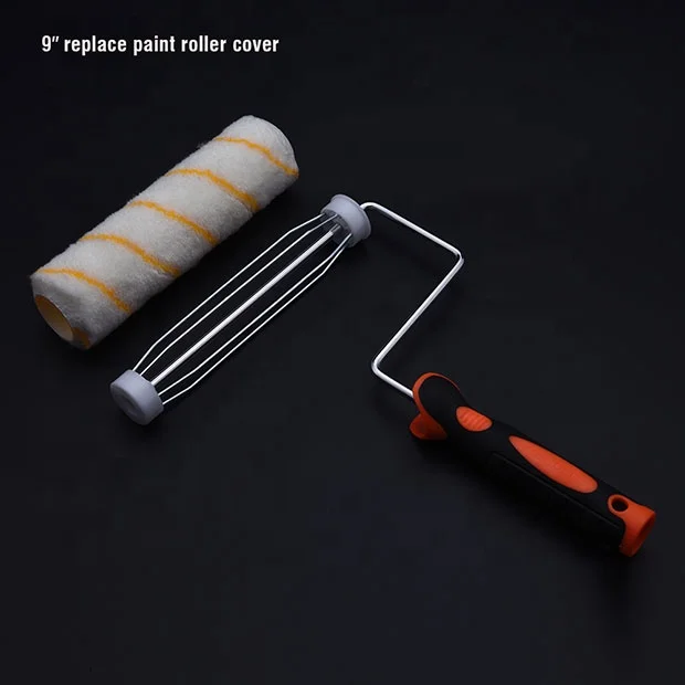 Harden 4-inch Paint Roller Covers 10-Pack – Polyester/Acrylic Blend, 12mm Nap, Smooth Finish, Easy Snap-On Change-Out