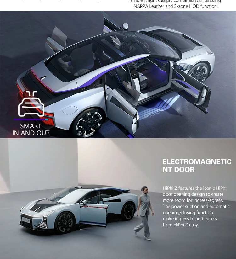 Gaohe Hiphiz Sports Voiture Hiphi Z Sedan 4 5 Seater Electric Car 2022