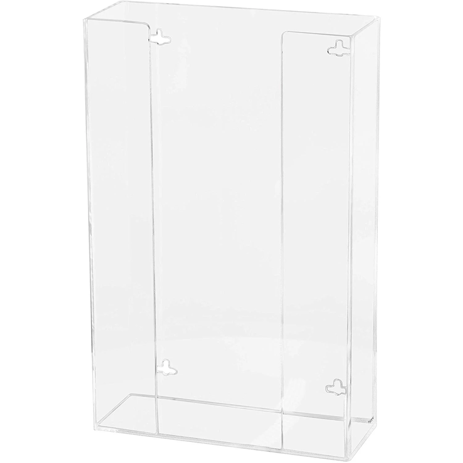 Hot Custom Clear Medical Lab Disposable Acrylic Triple Glove Box Holder ...