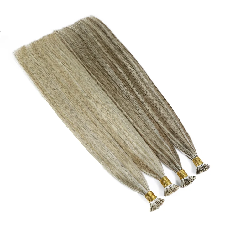 Factory Wholesale Italian Keratin Hair Extensions I Tip Double Drawn