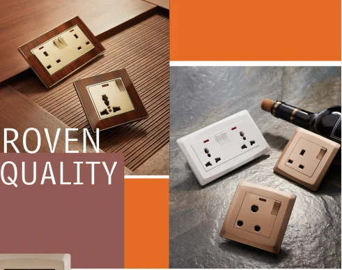 British Standard Double Wall Switches and Sockets Electrical Outlet Plug 2 Gang 2 USB Wall Socketes With Usb and Neon