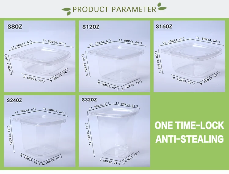 Hot Selling Food Grade Packing Bucket And Plastic Food Container For Take Away Soup Containers