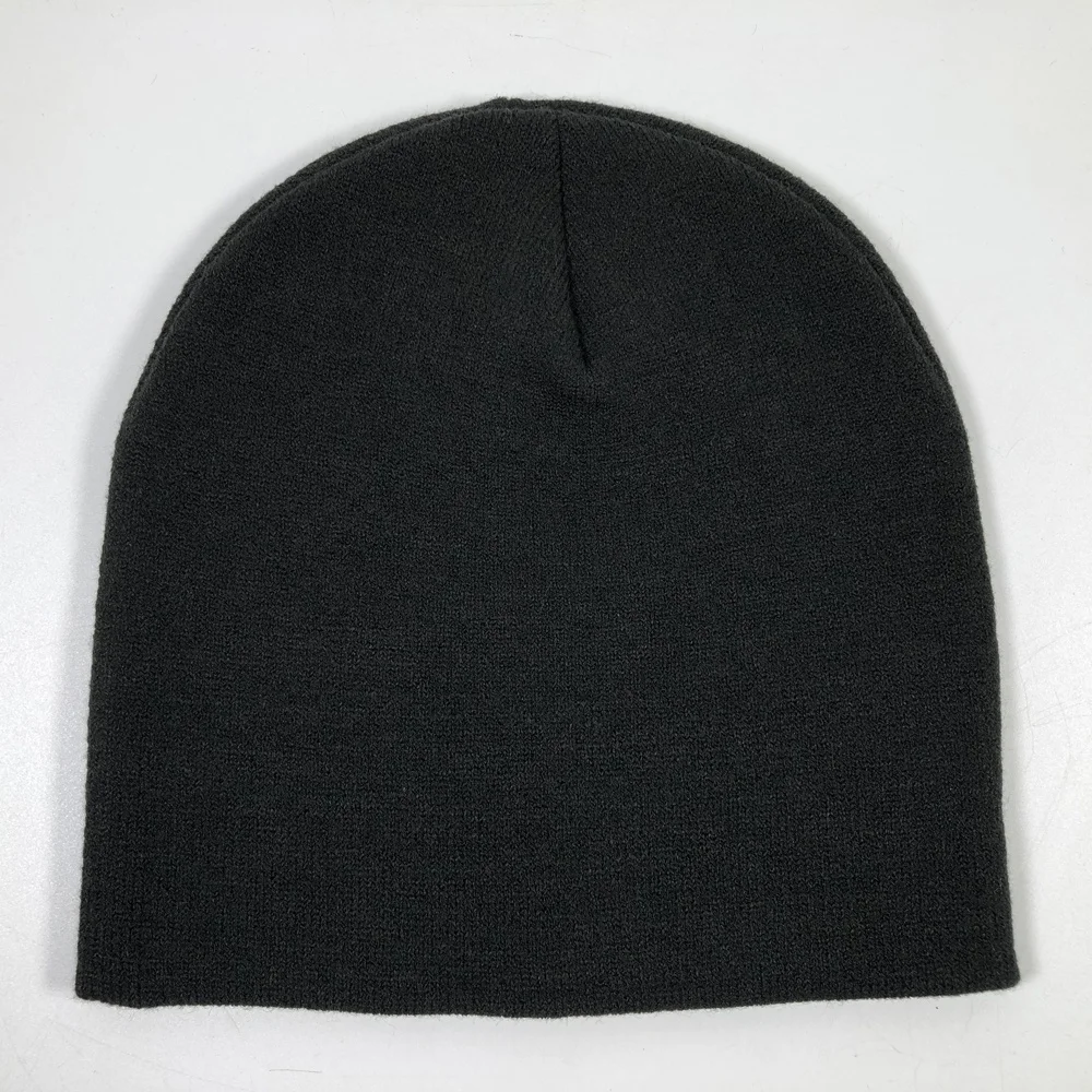 Oem High Quality Hot Sale Unisex Colorful Black Unfold Beanie Custom ...