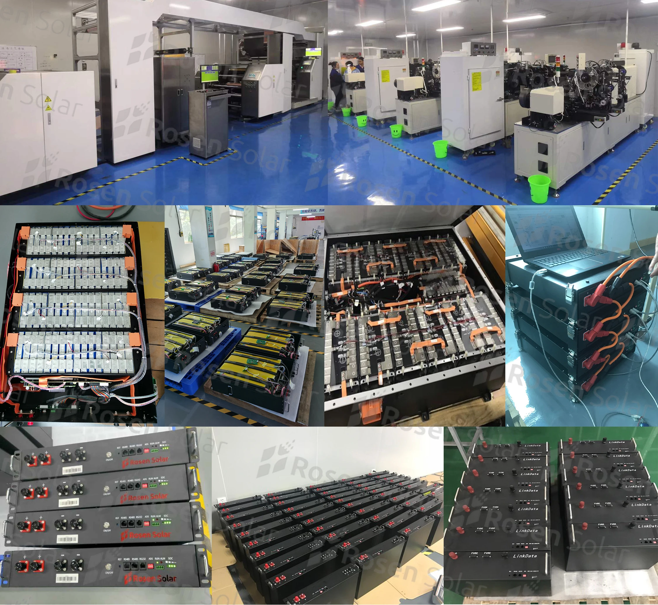 Rack Mounted Battery Solar System Use Lifepo4 Battery 51.2v 5kwh 10kwh ...