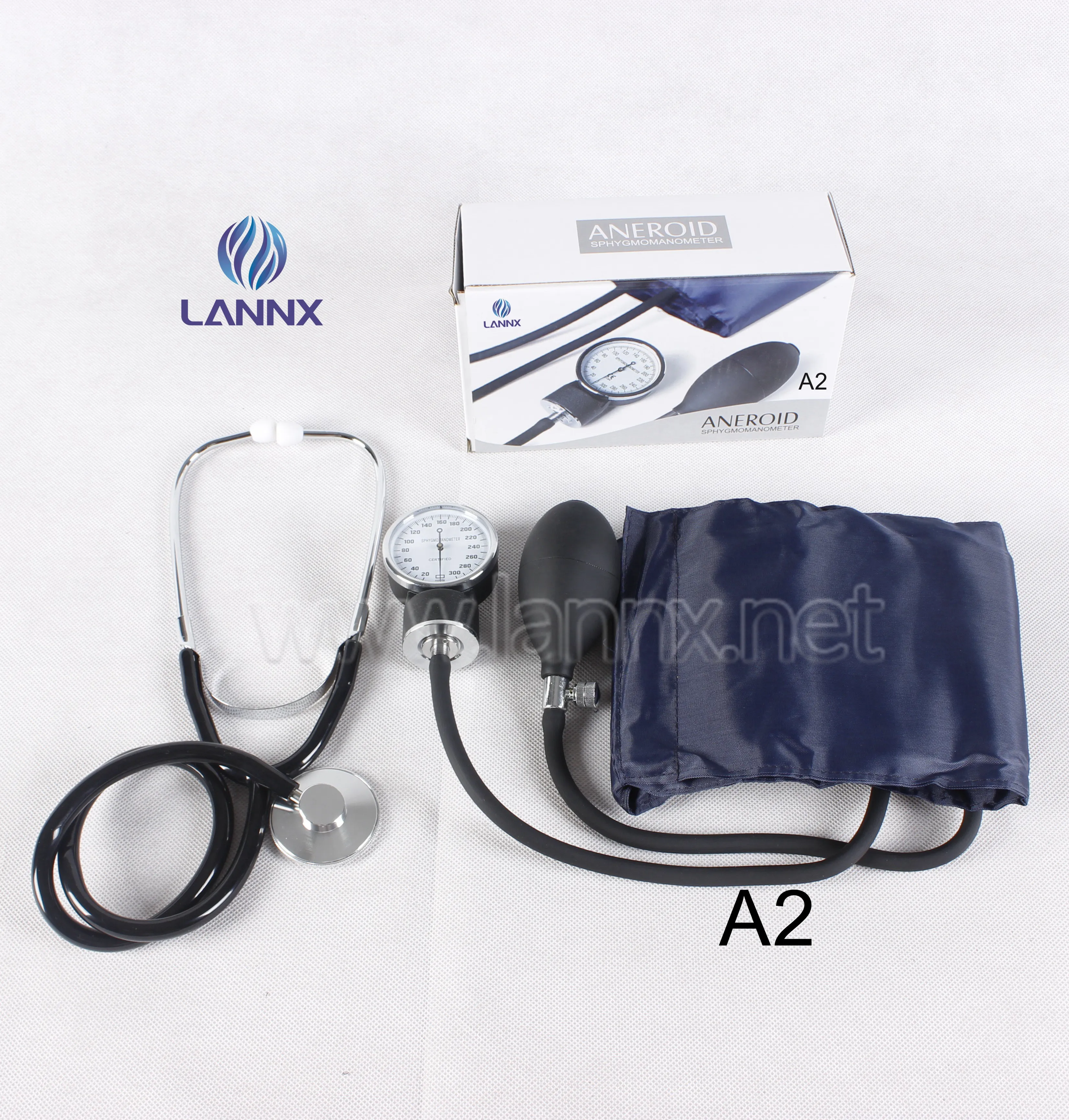 Lannx A2 Oem Medical Standard Manual Aneroid Sphygmomanometer With