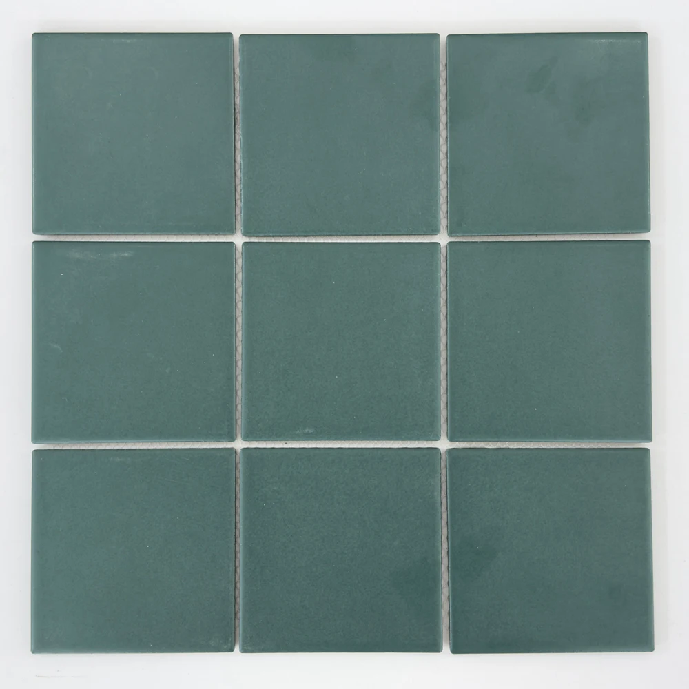 Foshan Factory Pool Blue Glazed Porcelain Ceramic Mosaic Wall Tile