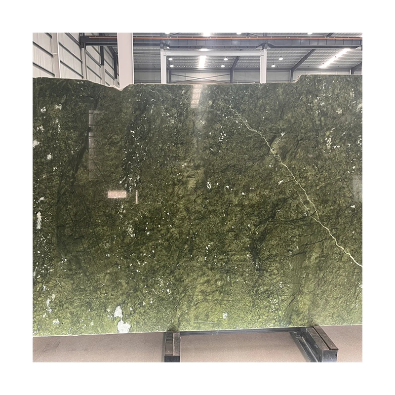 Cena fabryczna – zielony marmur z Dandong do dekoracji ścian, luksusowe zielone płytki marmurowe Ming, zielone płyty marmurowe do ściany łazienki