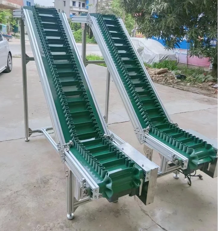 Customized Mini Z Type  Belt Conveyor  for Plastic Mold Workshop