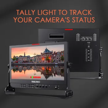 SEETEC ATEM156S Professional Broadcast LCD Monitor, 15.6 Inch IPS, Rec.709, 3D LUT, with Tally Light, ODM/OEM Service product image