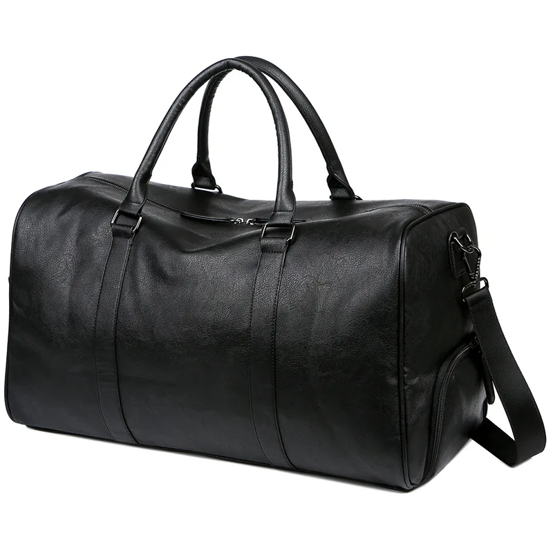 Twinkle Vintage Leather Fashionable Men Travel Bag with Shoe