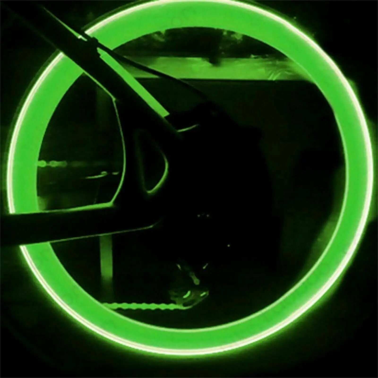 2Pcs Waterproof Flashing LED Tyre Wheel Valve Lights for Car Bicycle Motorcycle