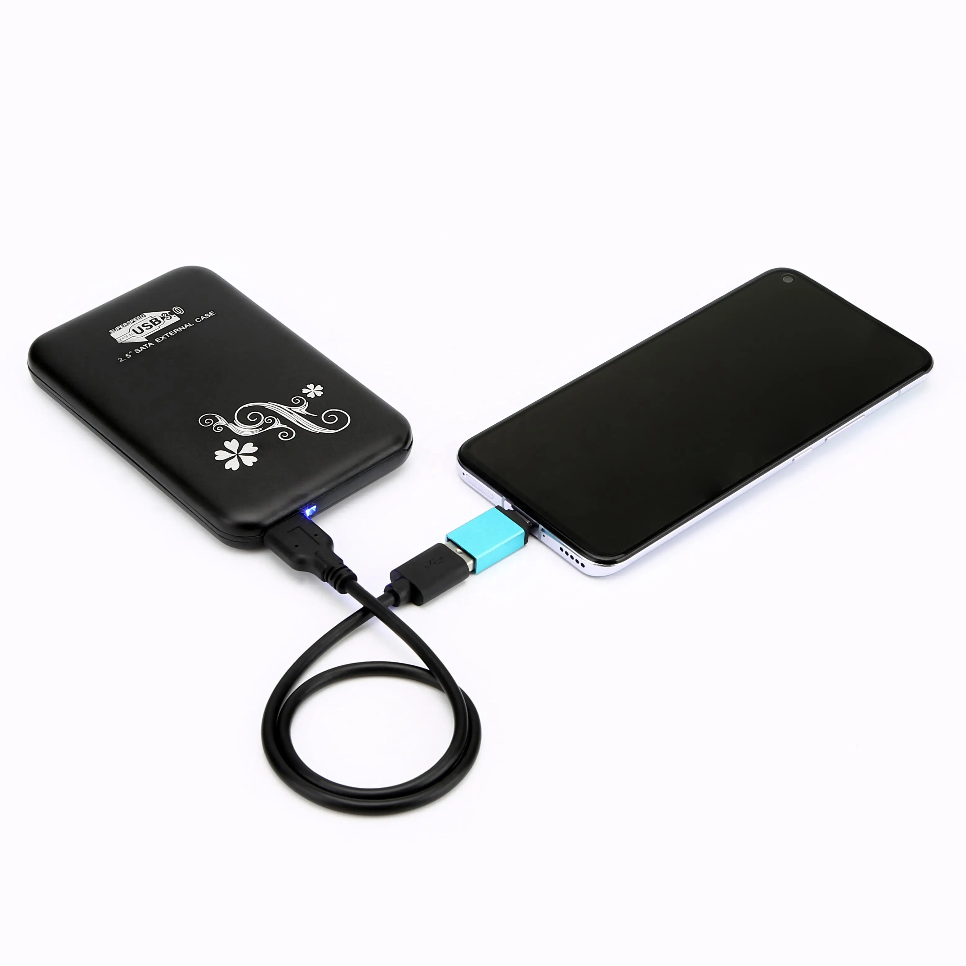 USB Adapter to SATA Externo Disco Duro Molile Hard Disk Case