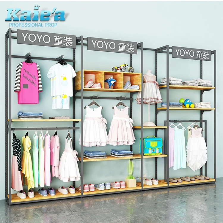 Centro Comercial Yoyo Marca De Ropa Estante De Exhibición De La
