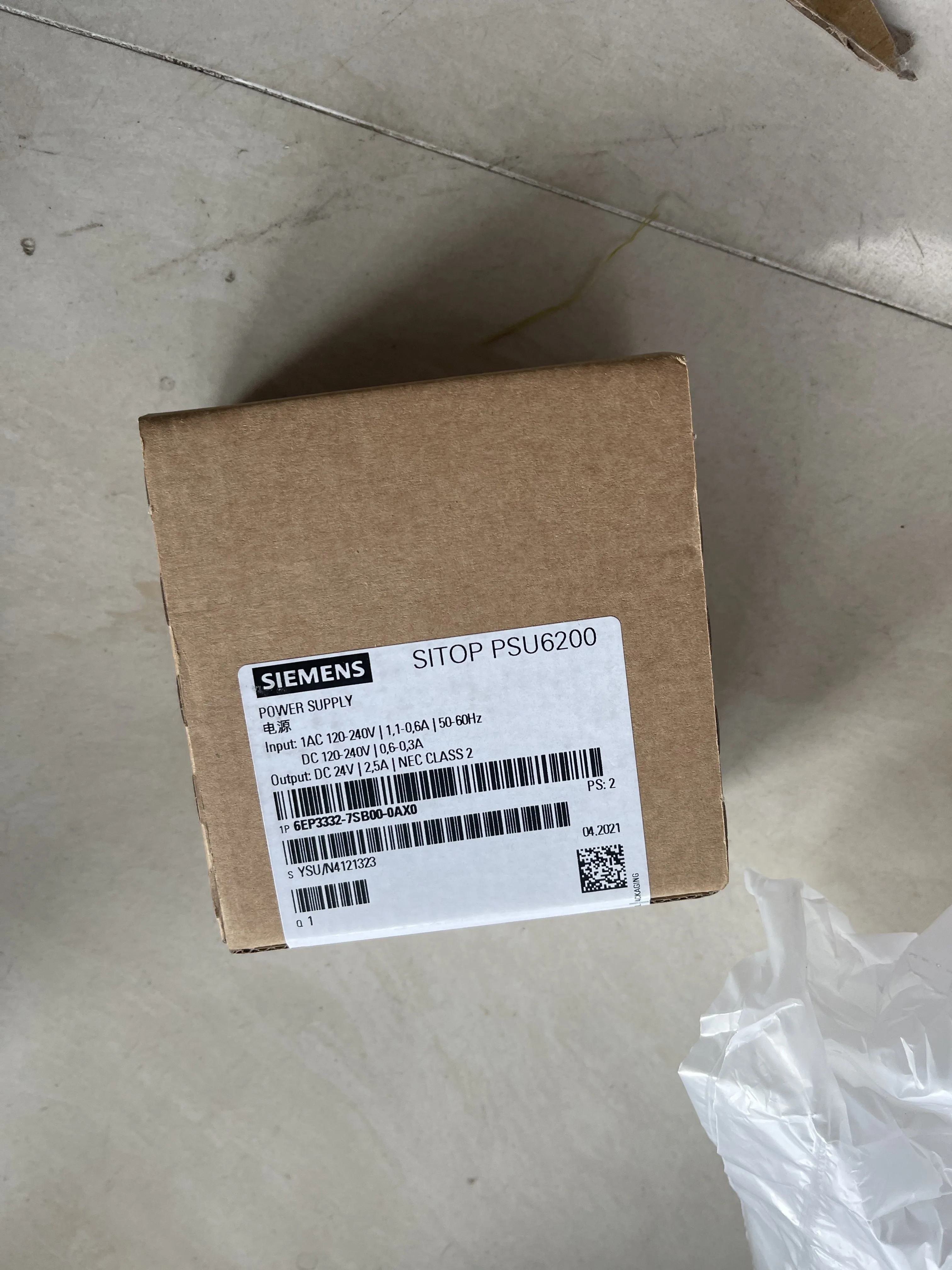 Siemens Power Supply 6EP3332-7SB00-0AX0 Siemens Power Supply 6EP3332-7SB00-0AX0