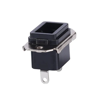 DB-8-D 2-Core 2-Pin Square Small Adapter Plug Ac Power Jack Socket Female Ac Power Socket