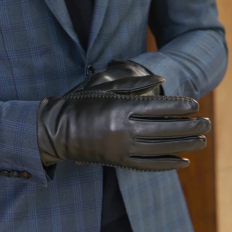 Горячая Распродажа холодная Защита Мотоциклетные водительские перчатки из овечьей кожи для мужчин