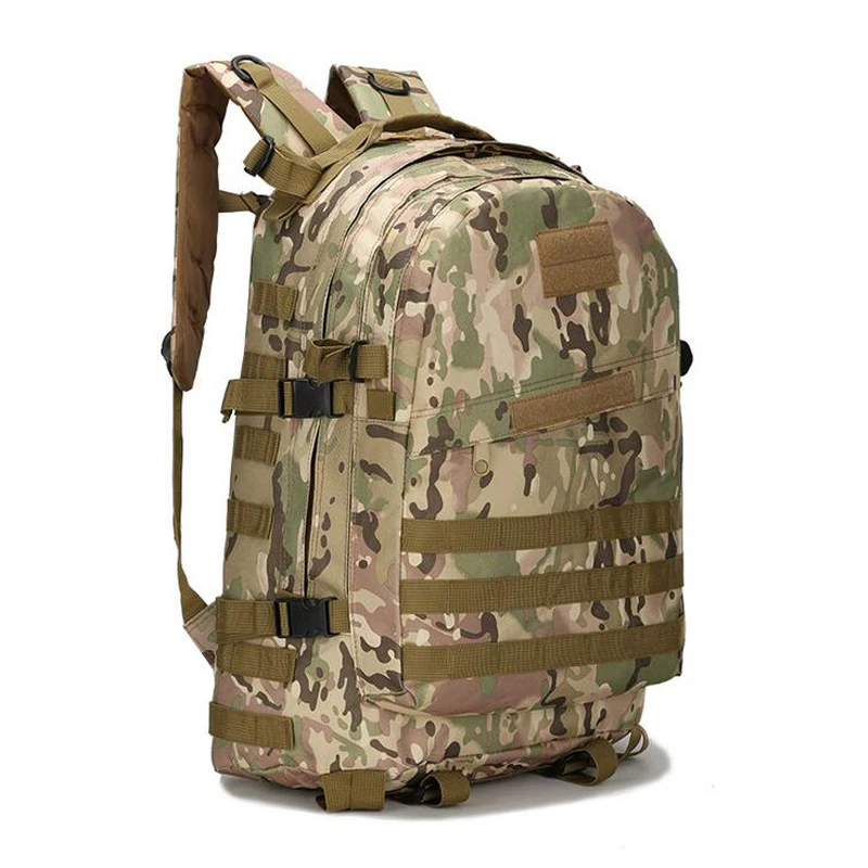 40L Hiking Camping Bag Army Military Tactical Trekking Rucksack Backpack Camo 