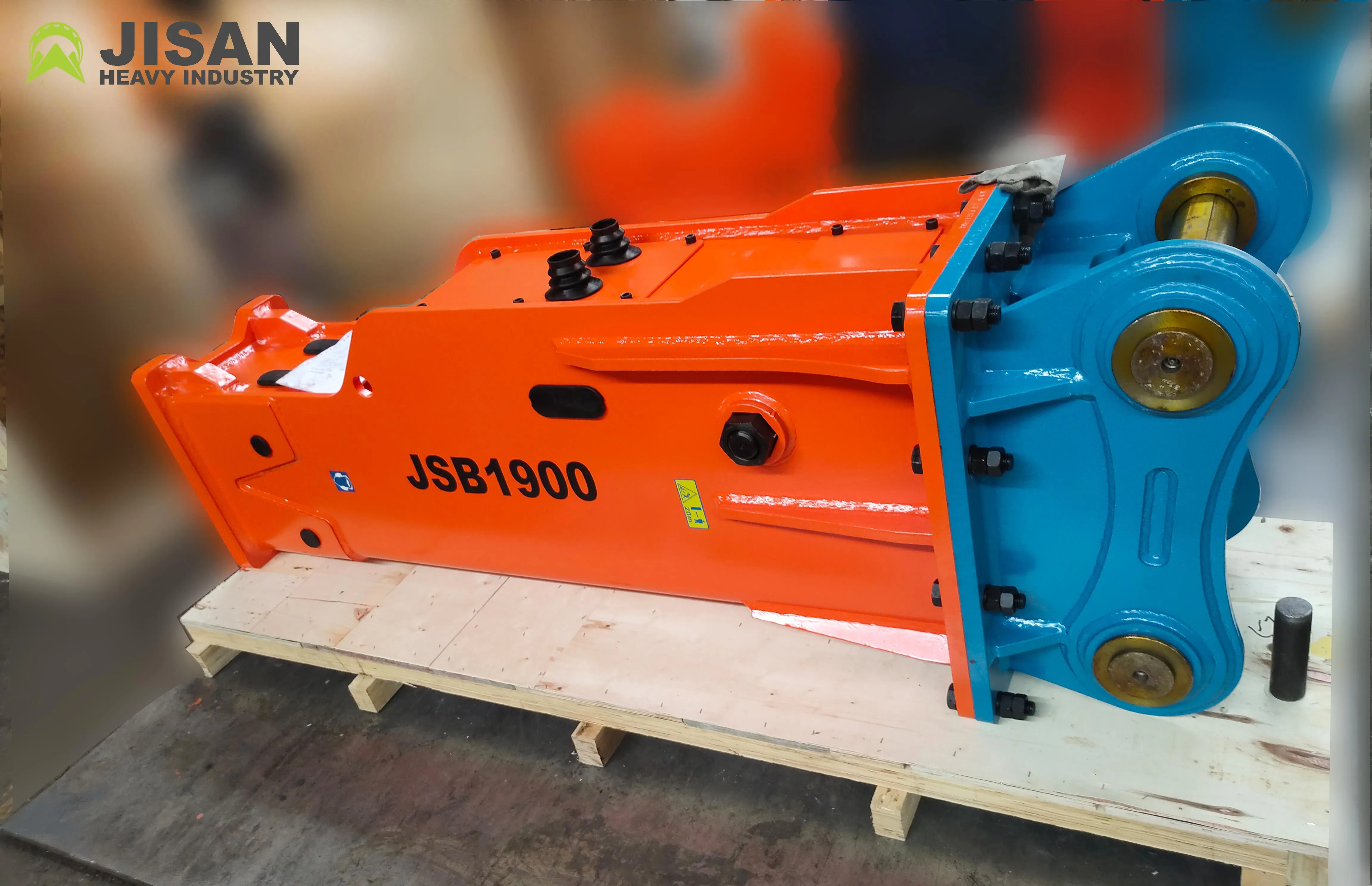 JISAN Hydraulic Rock Breaker Hammer with 19-26 ton Suitable Excavator Hydraulic-gas System and High Energy Impact Frequency