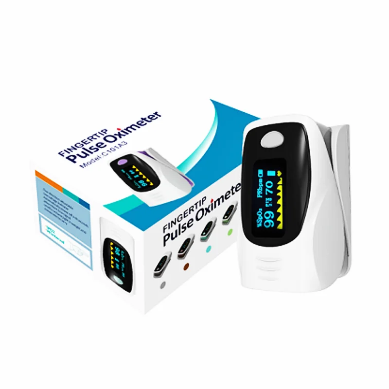 Portable Wireless Fingertip Pulse Oximeter Home Monitoring Holter Studies Operates Electric Manual factory