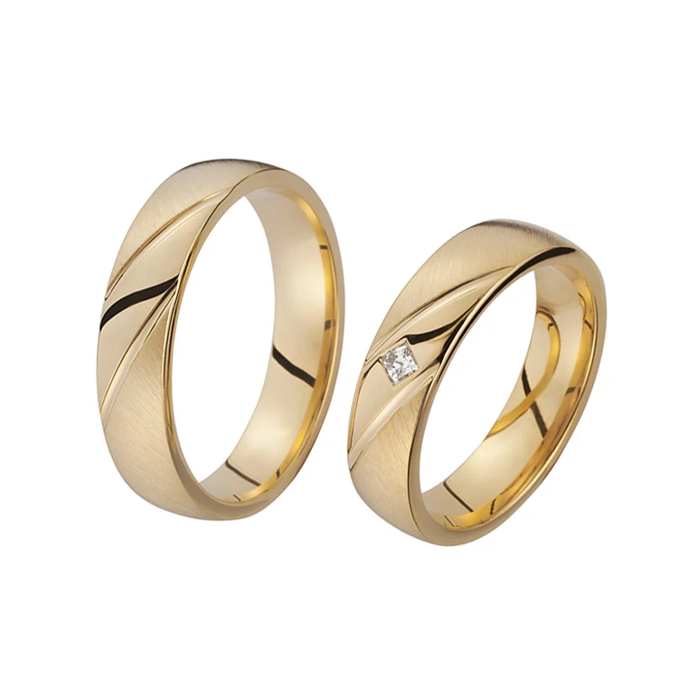 Anillo De Boda Para Hombres Y Mujeres De La Unión Conjunto Anillo De Boda Para Hombres Y Mujeres De La Unión Conjunto