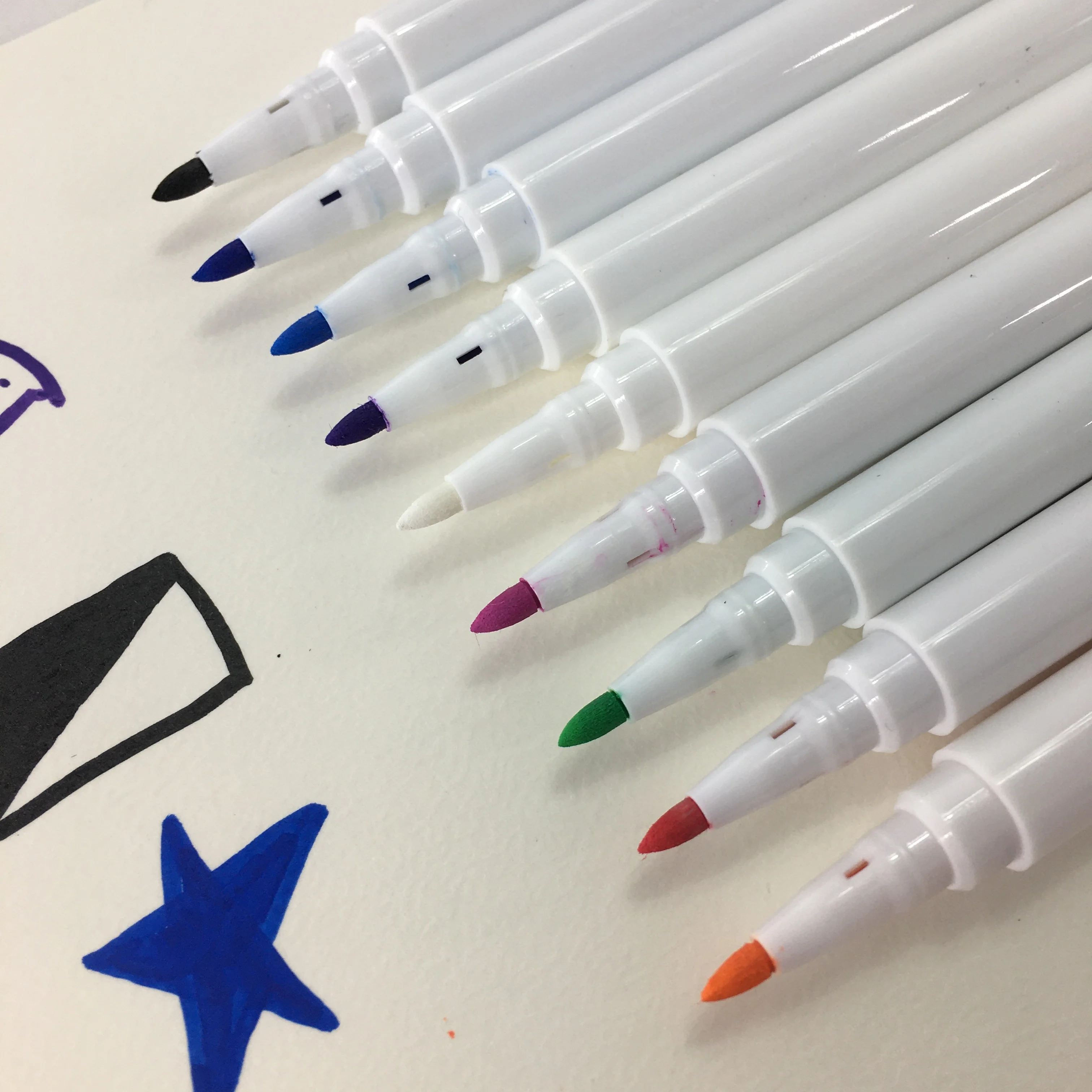 Non Toxic Dry Erase and Wet Blackboard Whiteboard Marker Pen Set School