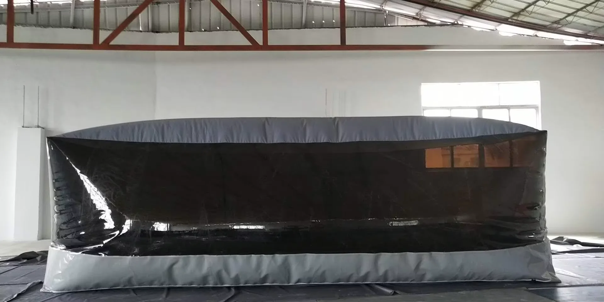 New Design Pvc Vehicle Capsule Inflatable Capsule  Inflatable Garage Car Booth Bubble Cover Black Anti-UV