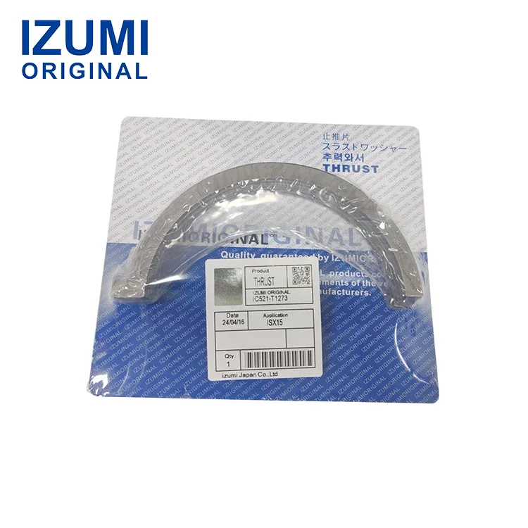 IZUMI ORIGINAL-dieseldel, dieselmotor ISX15/QSX15/X15, huvudlager med axiellt lager, 3800298, 3678555, 3678556, 368020