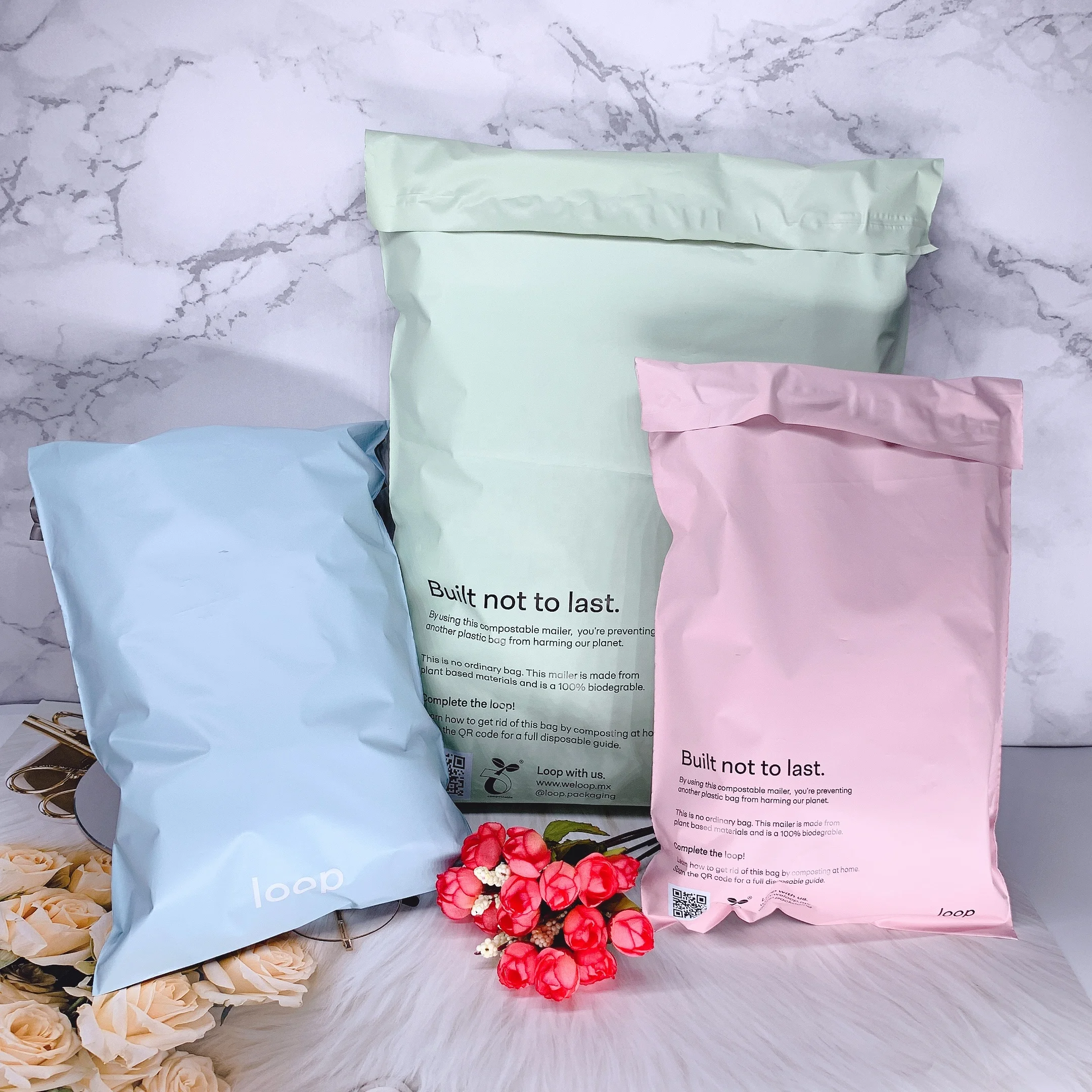 Eco-friendly Poly Mailers Biodegradable Customizable