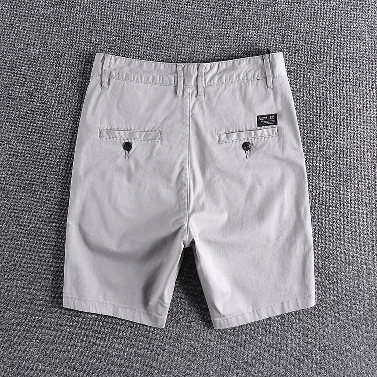 2022 Summer custom men's shorts Factory Wholesale cheap shorts men Khaki chino shorts men378_voghion.com