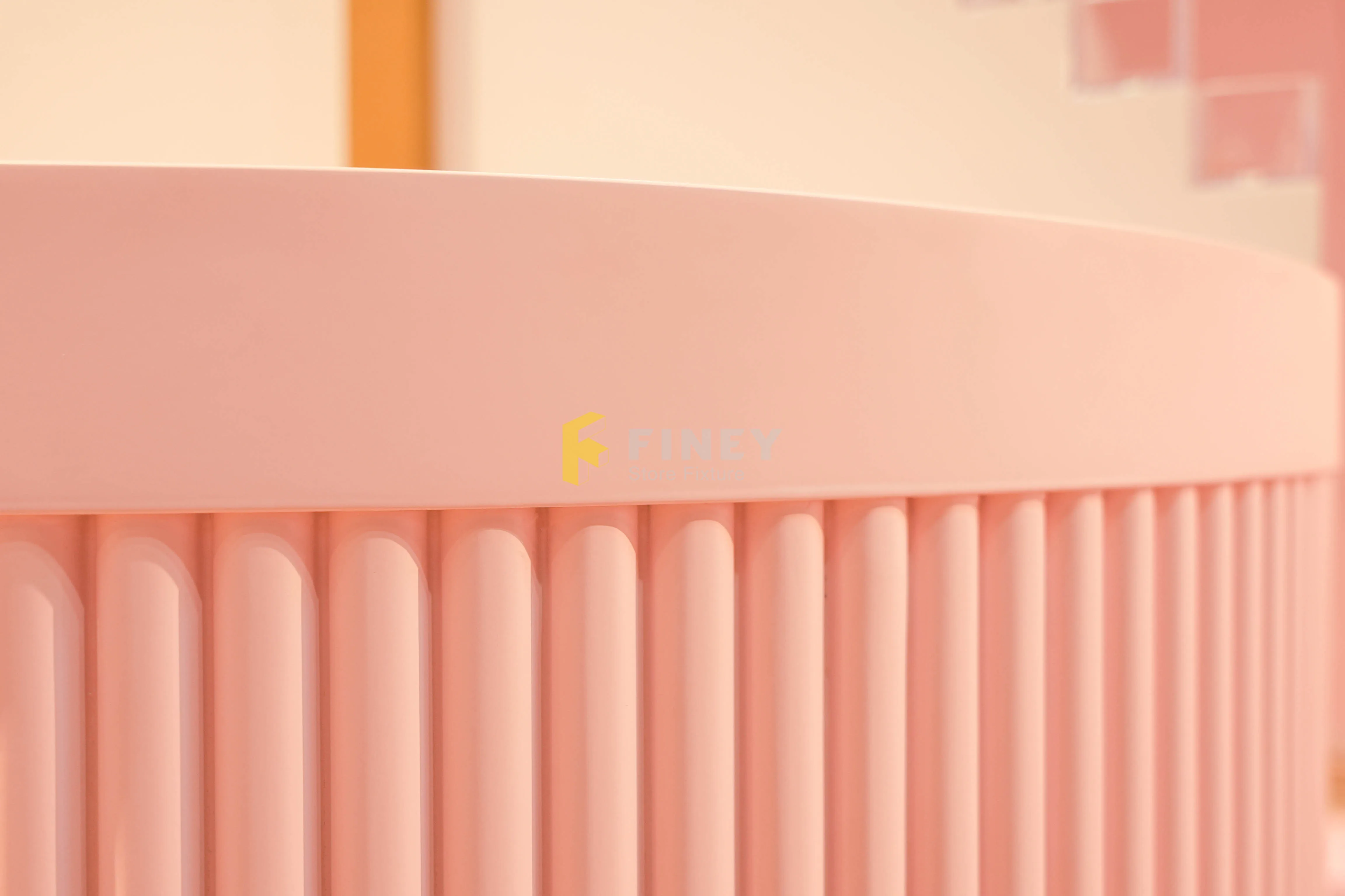 Factory Customized Cosmetic Center Island Display Table Mask Rack Multi-layer Storage Rack