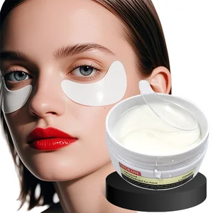 Patch Cosmetic Skin Care Collagen Under Eye Glitter Sheet Infused with Green Tea OEM Anti-Wrinkle Dark Circle Snail Eye Mask
