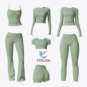 2026 Custom Newest Sports Athletic Women Quick Dry Great Elastic Workout Clothing Yoga Wear Sets