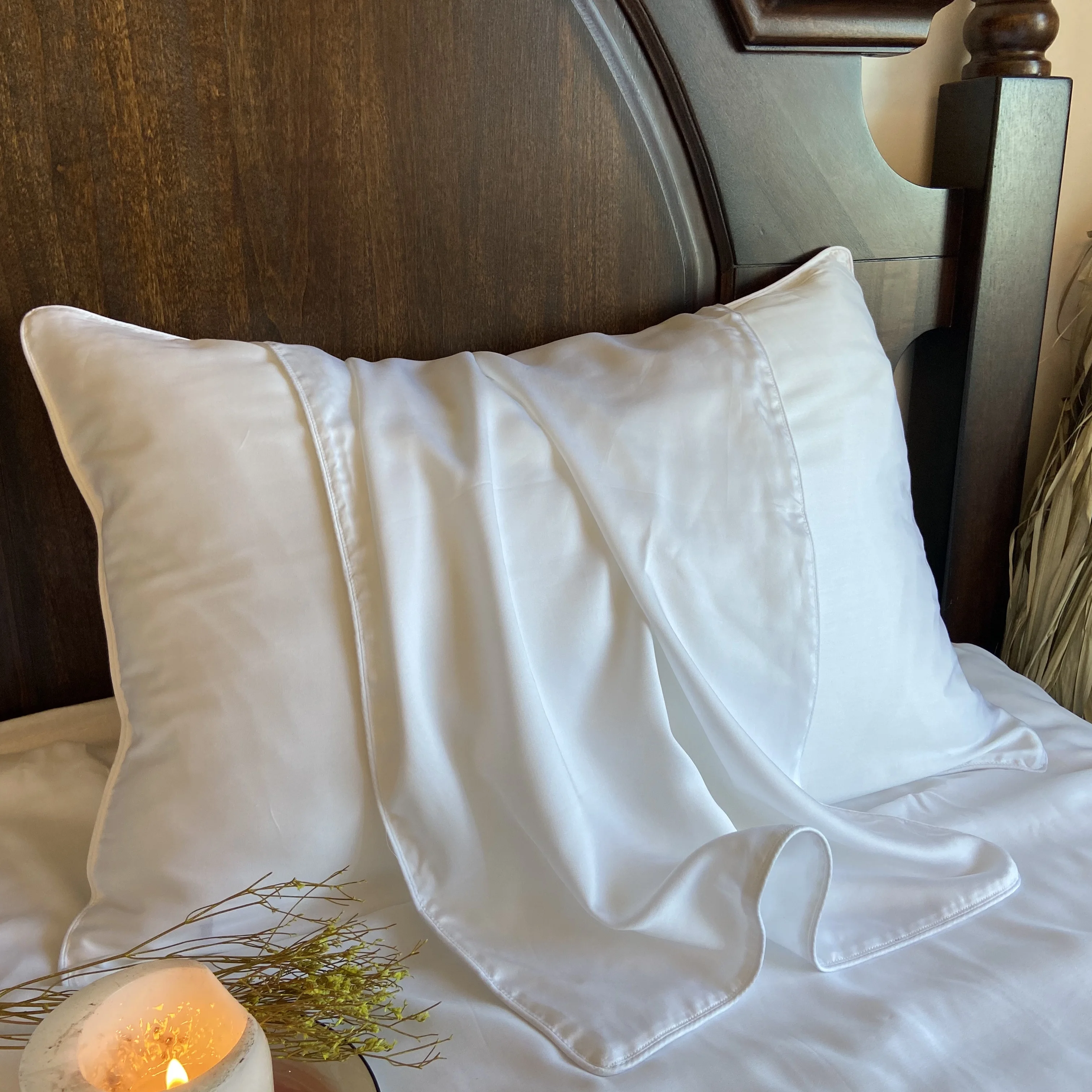 Lz Hyaluronic Acid Bamboo Cooling Pillowcase Bulk Wholesale Pure Bamboo Pillowcase Bamboo Color