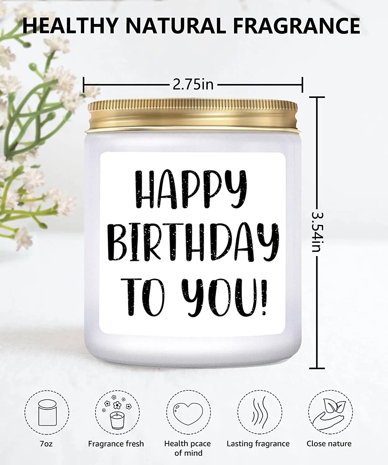Wholesale Scented Candle Bath Bomb Soap Happy Birthday Gift Box With