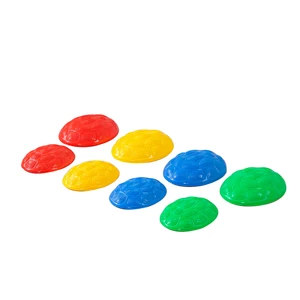 Cartoon Turtle Back Style Kids Balance Toys Plastic Rock Stone Stepping Stone Game 2-4 5-7 Years Customizable Wholesale Set