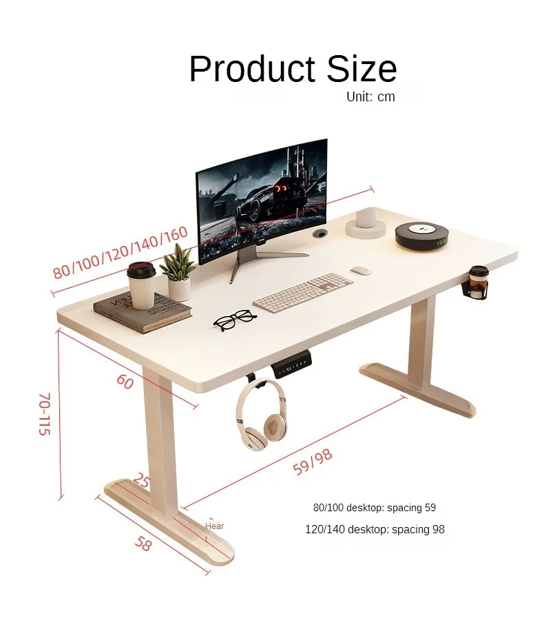 Office Furniture Ergonomic Learning Office Table Electric Adjustable