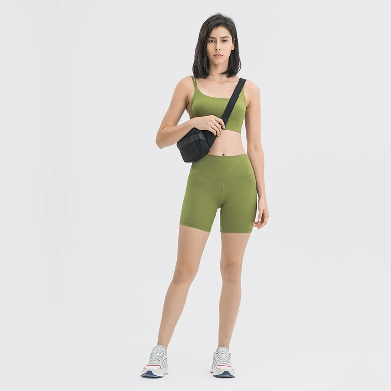 Super Elastic Yoga Tights Gym Short Pants High Waist Butt Lift Workout