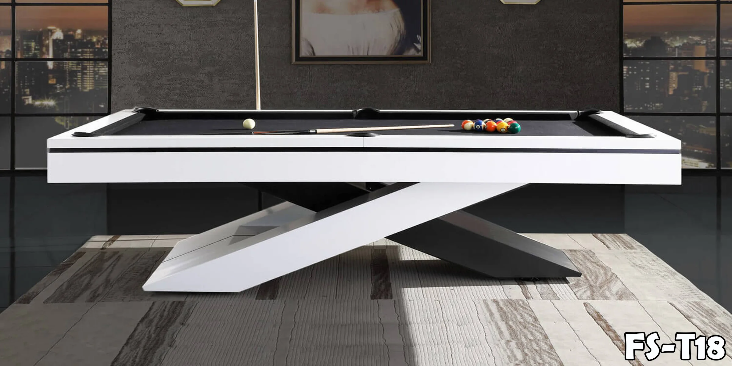 Modern Style Custom Solid Wood Slate 8ft 9ft Billiard Pool Table Buy