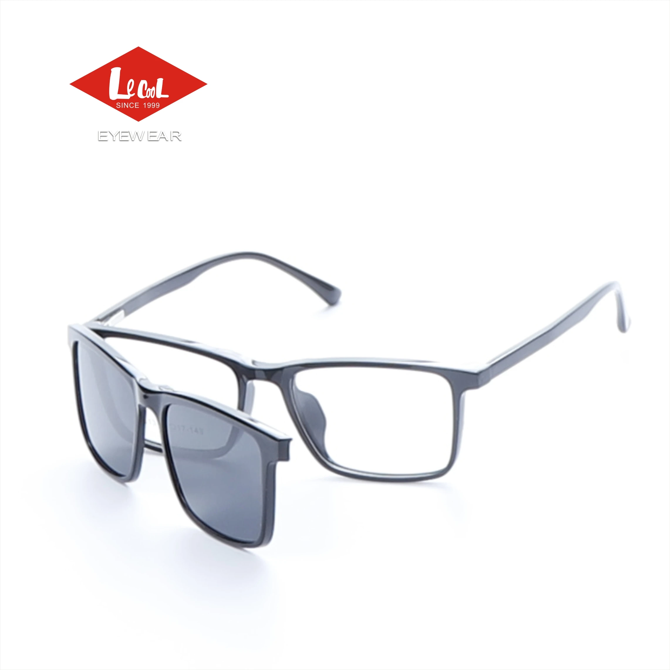 Wholesale Ralferty 2 In 1 Clip On Acetate Eyeglasses Sunglasses