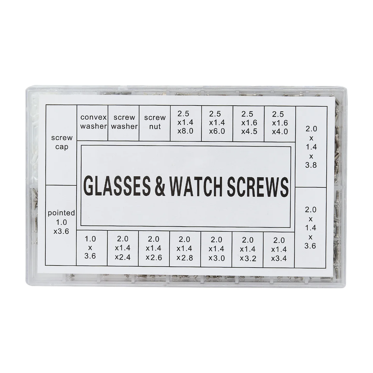 Glasses Accessories Screws Silicone Nose Pads Glasses Spare Parts Small Screwdriver Repair Tools Small Tweezers