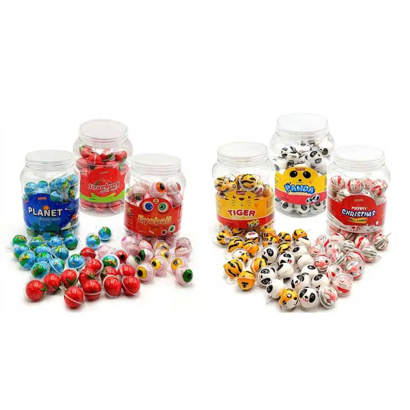 Глазные шарики желе планета конфеты наполненное джемом вспышка из жевательных яблок взрывающиеся