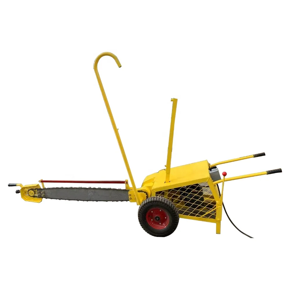Portable Timber Cutting Machine Mobile Chain Saw Mill Wood Slasher for Sale
